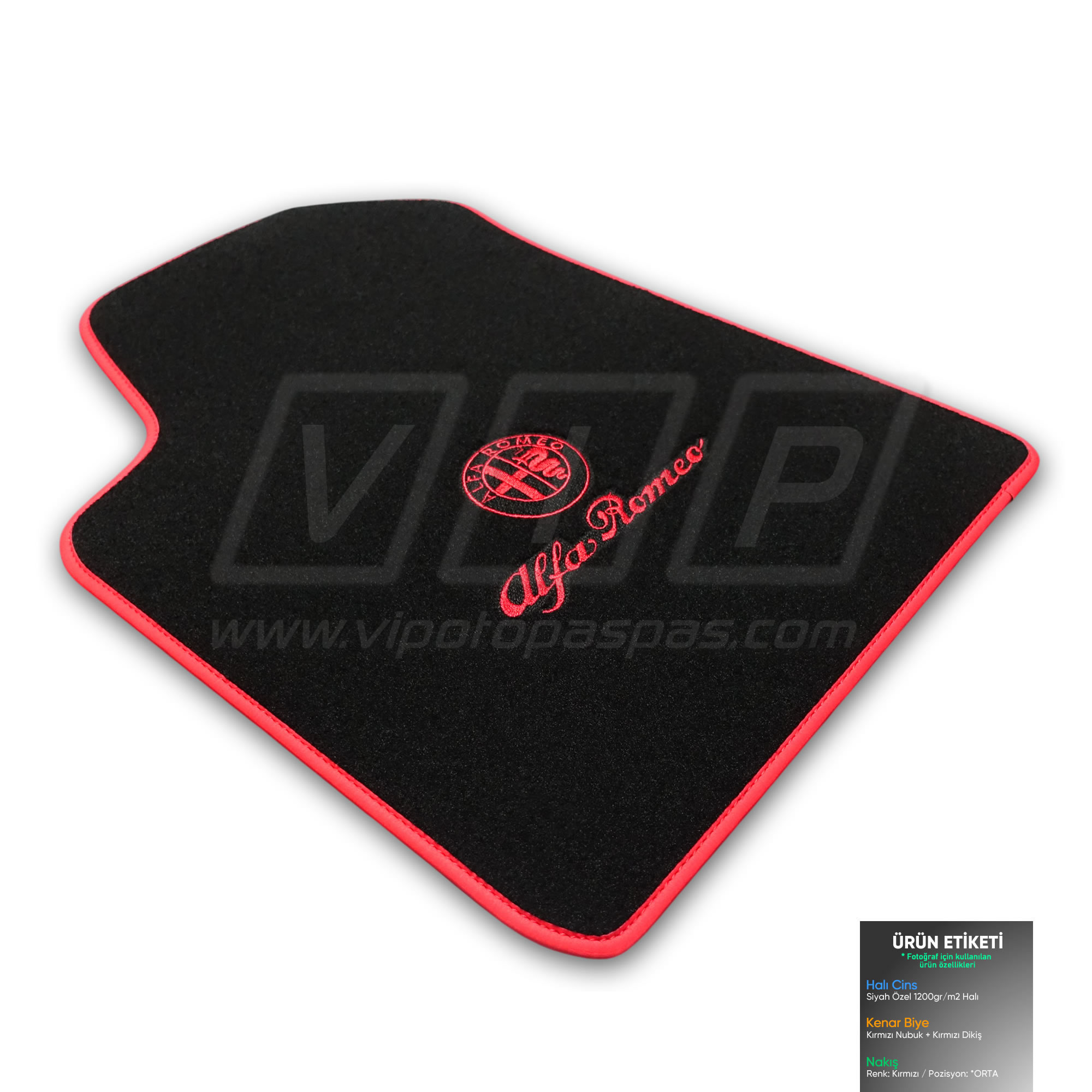 Alfa Romeo 166 Halı Paspas Takımı 1998-2007 #Alfa Romeo Mezza